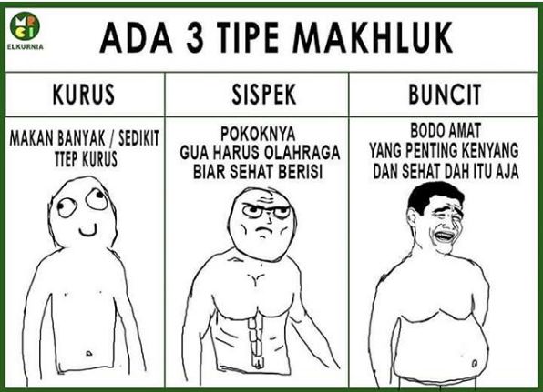meme tipe-tipe manusia 1-21 © 2016 brilio.net