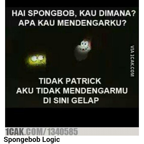 meme logika spongebob 1-11 © 2016 brilio.net