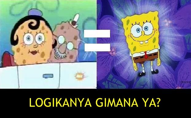 meme logika spongebob 1-11 © 2016 brilio.net
