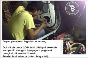 Kisah pilu montir ini lagi bikin heboh netizen, beneran nggak ya?