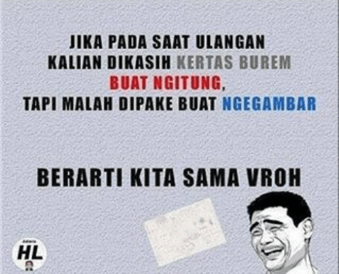 Meme berarti kita sama © 2016 brilio.net