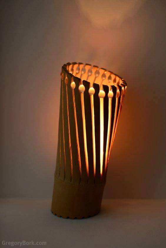 15 Model  lampu  bambu  yang klasik dan elegan ini siap 