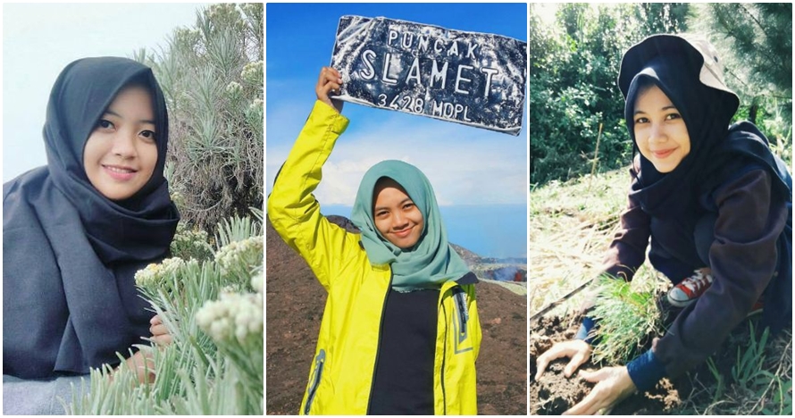 15 Pendaki berhijab ini kecantikannya mampu taklukkan hatimu, aw!