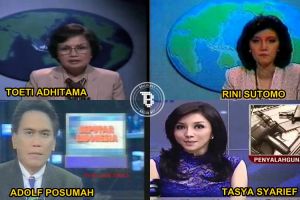 Ini 10 foto evolusi pembawa berita Indonesia dari masa ke masa
