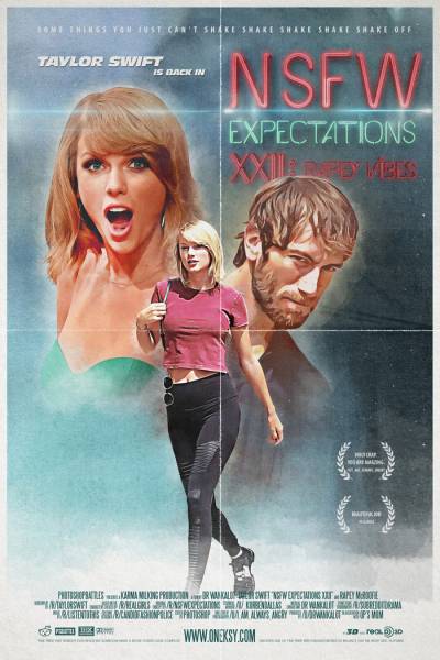 15 Editan foto Taylor Swift yang dibuntuti pria asing ini lucu banget