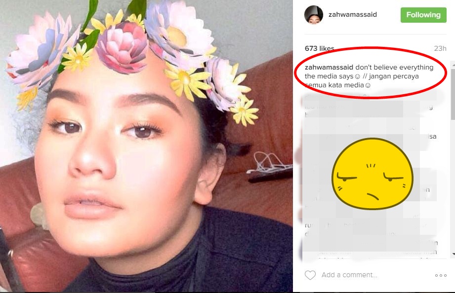 Zahwa curhat © 2016 brilio.net