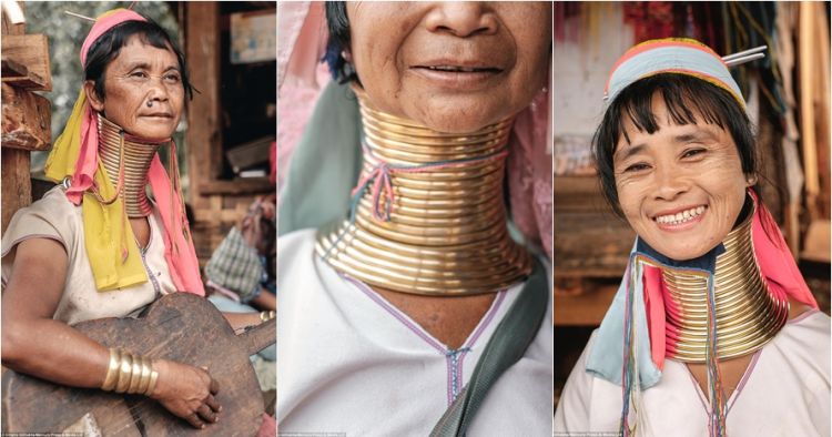 Tradisi Kecantikan Wanita Suku Kayan Di Myanmar Pakai Cincin Di