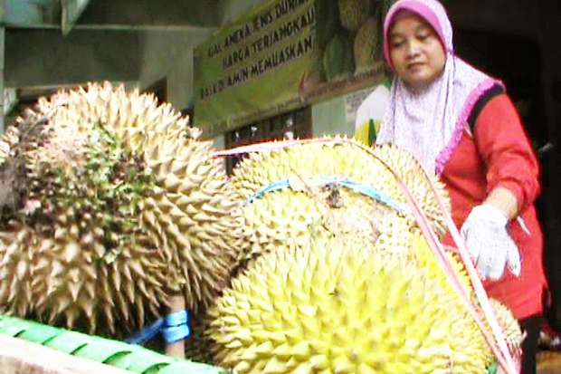 Sensasi menikmati durian di kampung ini mampu pikat turis asing