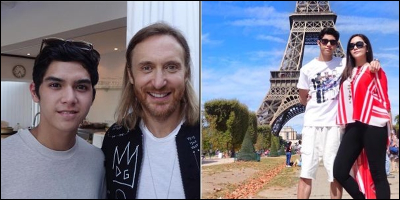 10 Foto keseruan Maia dan Al di Paris, ketemu David Guetta juga 