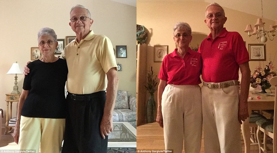 Pasangan kakek-nenek ini selalu kenakan pakaian couple, bikin iri deh!