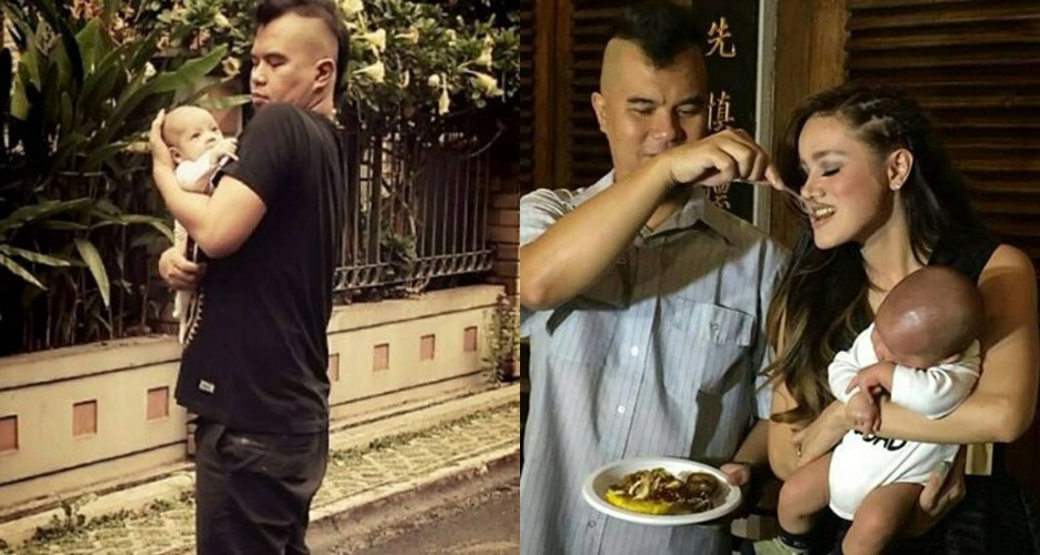 9 Potret Ahmad Dhani mengasuh Baby Er, papa idola nggak ya?