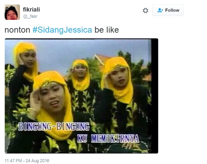10 Sindiran netizen terhadap sidang Jessica yang bertele-tele