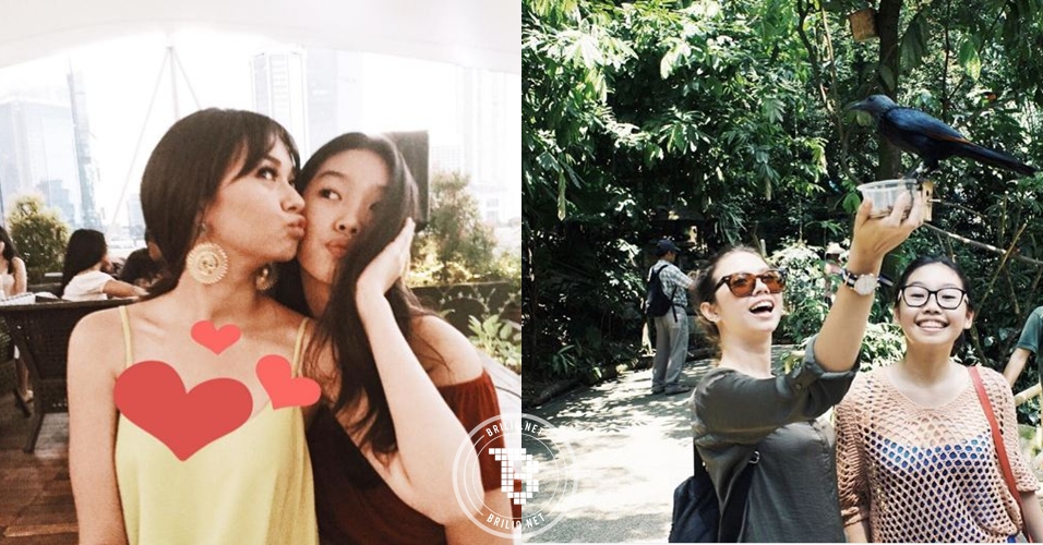 9 Foto kedekatan Yuki Kato dan adiknya, cantikan siapa hayo? 