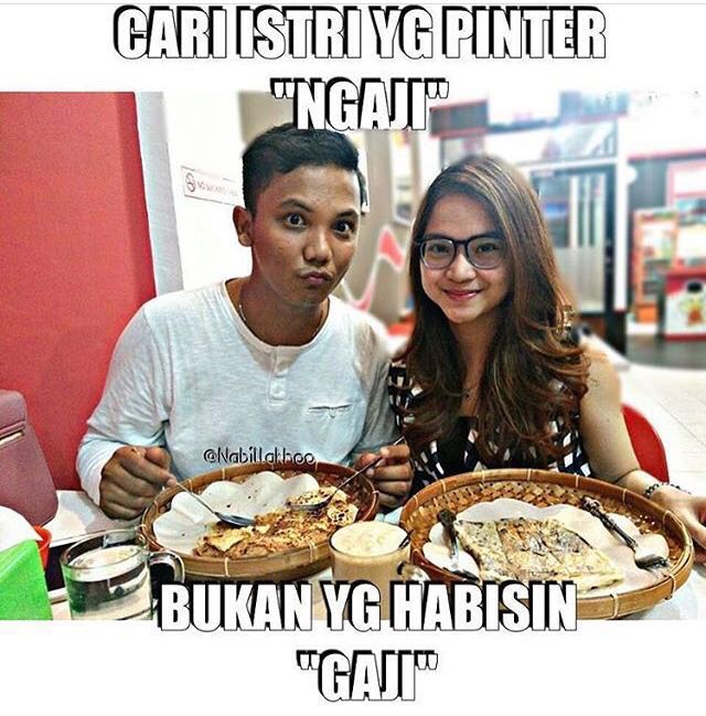 10 Meme 'cari istri yang pinter' ini bikin jomblo ngakak sendiri