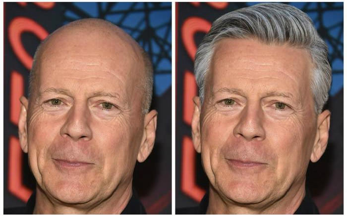 Begini jadinya jika 8 artis Hollywood gundul diedit jadi punya rambut