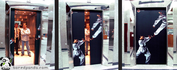 20 Iklan di lift ini kreatif abis, jempol empat untuk ide kerennya