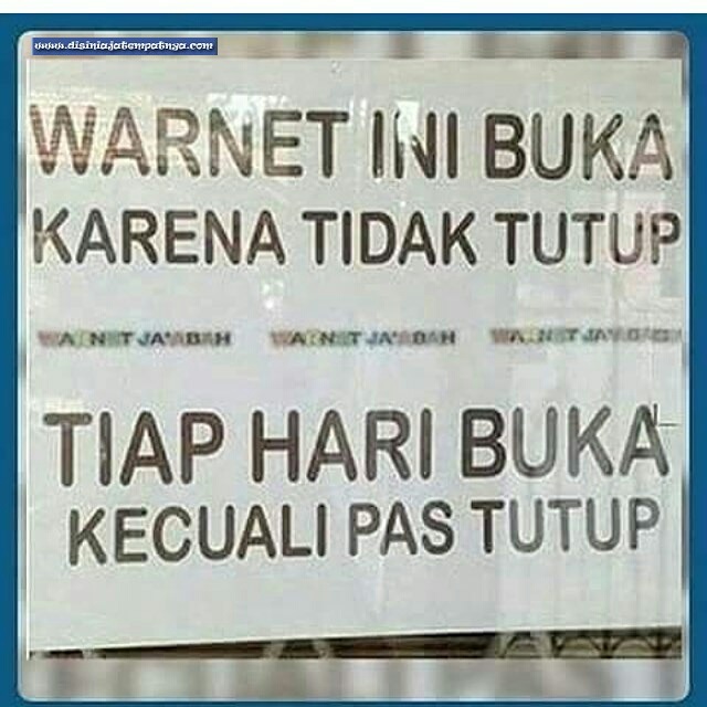 kalimat peringatan kocak © 2016 brilio.net kalimat peringatan kocak © 2016 brilio.net