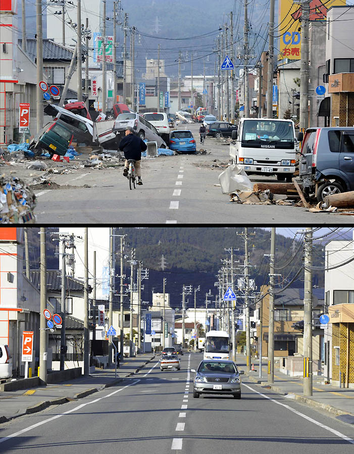 15 Foto recovery Jepang pasca-tsunami bukti 'badai pasti berlalu' 