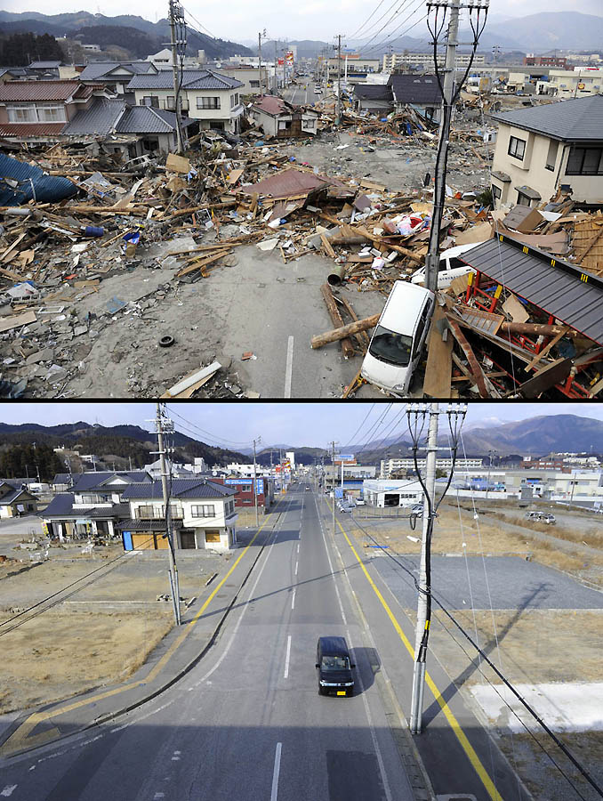 15 Foto recovery Jepang pasca-tsunami bukti 'badai pasti berlalu' 