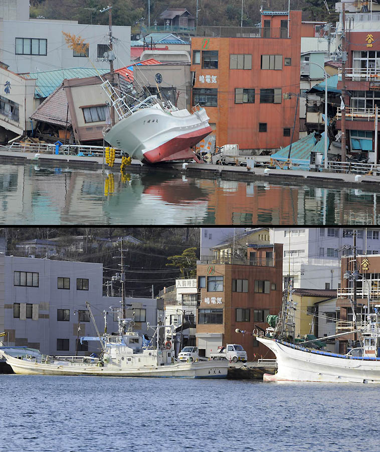15 Foto recovery Jepang pasca-tsunami bukti 'badai pasti berlalu' 