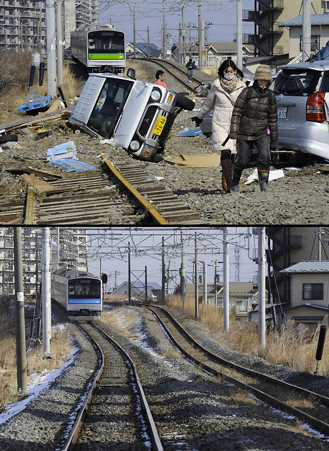 15 Foto recovery Jepang pasca-tsunami bukti 'badai pasti berlalu' 