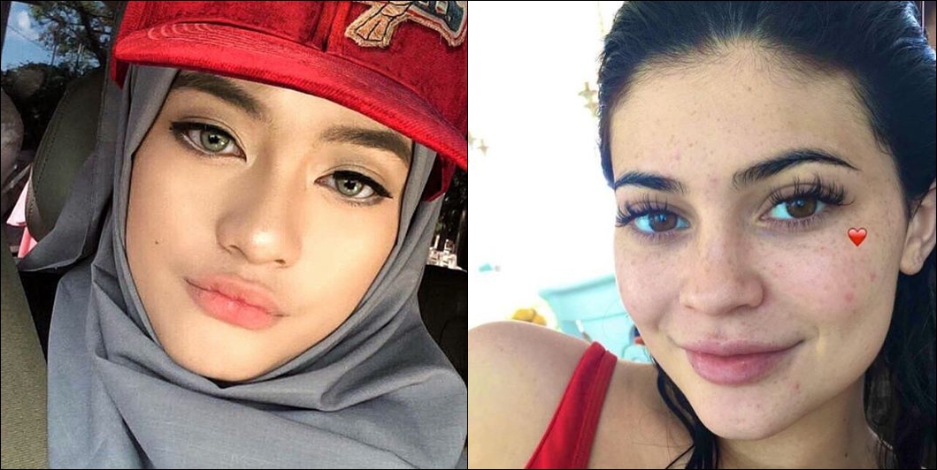 Cantiknya hijaber Alma Irlitalmaida, bibir seksinya mirip Kylie Jenner
