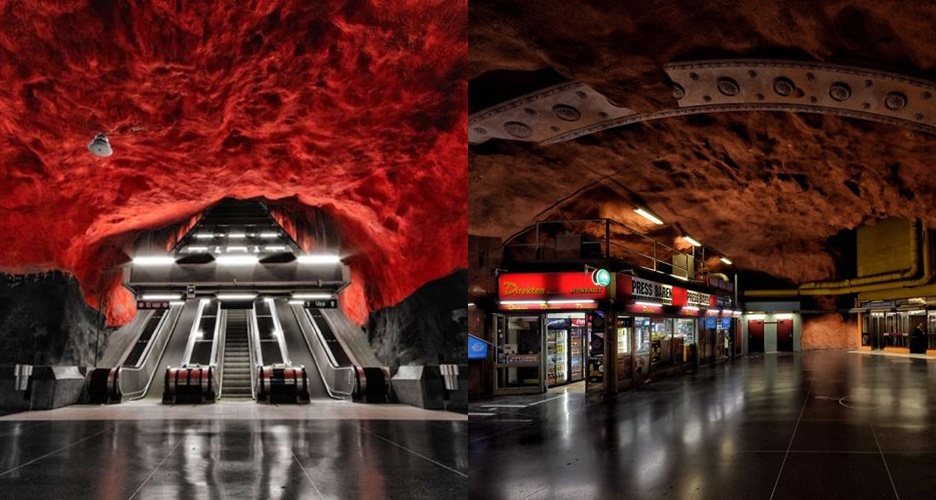 9 Foto kereta bawah tanah sureal ini bukan editan loh, keren habis!