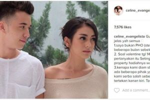 Celine Evangelista klarifikasi soal hubungannya sama Stefan William