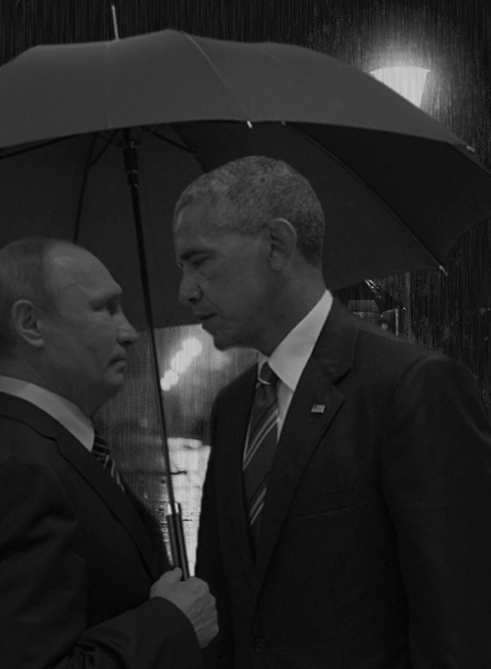 13 Editan foto pertemuan Obama dan Putin, bikin gagal tegang nih