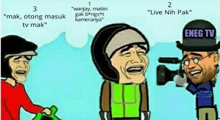 Otong dan Pakpol masuk TV © 2016 brilio.net