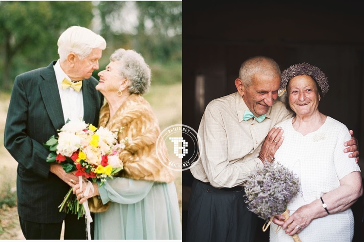 10 Foto pasangan yang telah lebih dari 50 tahun menikah, romantis abis