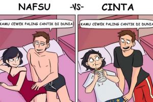 5 Komik ini tunjukkan beda nafsu dengan cinta, hayo kamu yang mana?