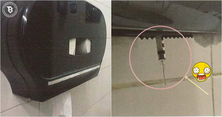 Heboh penemuan jarum suntik di tisu toilet, bikin geram dan was-was!