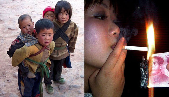 10 Potret mirisnya perbedaan kehidupan  si kaya dan miskin di China