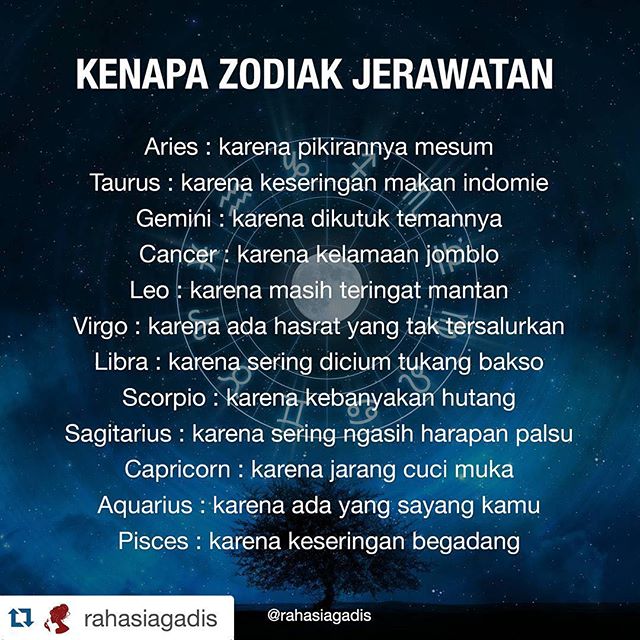 Meme karakter zodiak © 2016 brilio.net
