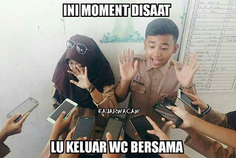 Meme momen ketika di sekolah © 2016 brilio.net