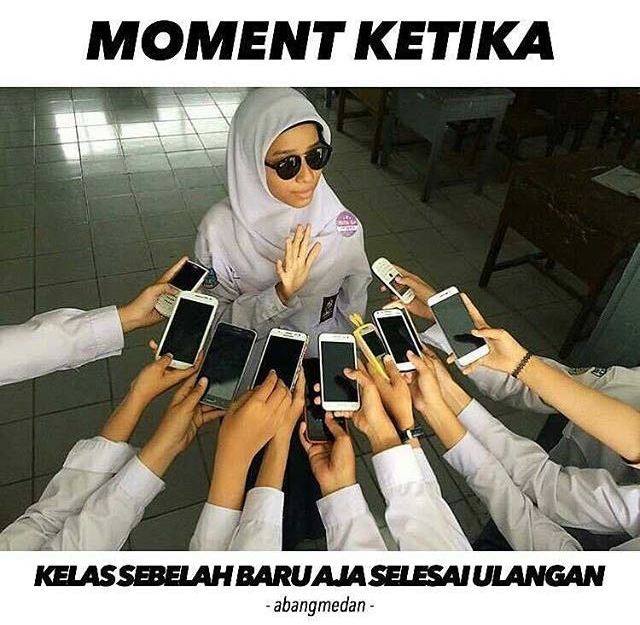 Meme momen ketika di sekolah © 2016 brilio.net