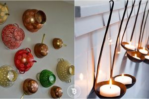 16 Cara seru dekorasi rumah pakai barang lawas di dapur, dicoba ya