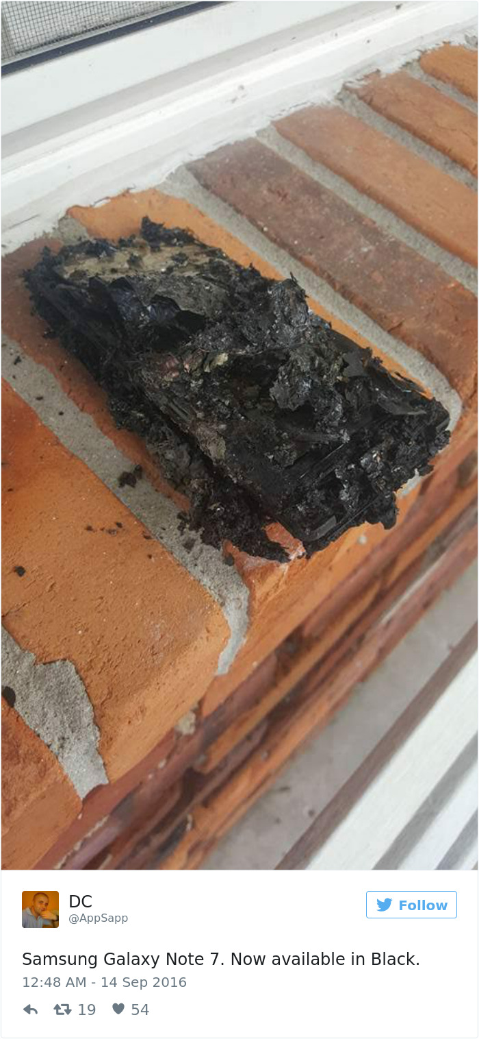 Galaxy Note 7 meledak © 2016 brilio.net / boredpanda