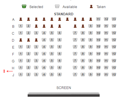 Ini penyebab kenapa deretan kursi di bioskop tak ada huruf 'I' dan 'O'