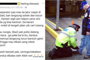 14 Aksi terpuji ini bukti masih ada polisi baik & jujur di sekitarmu