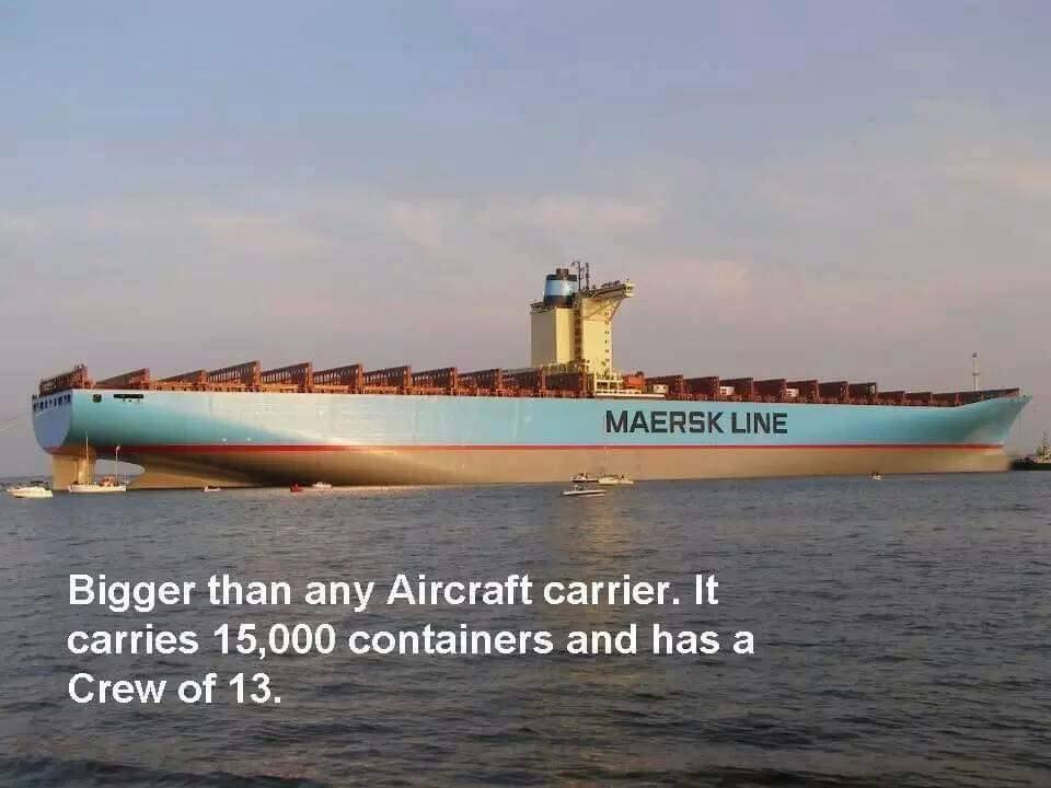 12 Foto kapal Emma Maersk yang mampu angkut 15 ribu kontainer, wow!