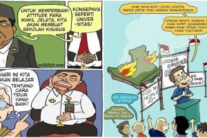 15 Komik strip ini sindir situasi politik Indonesia, bikin geram nih..