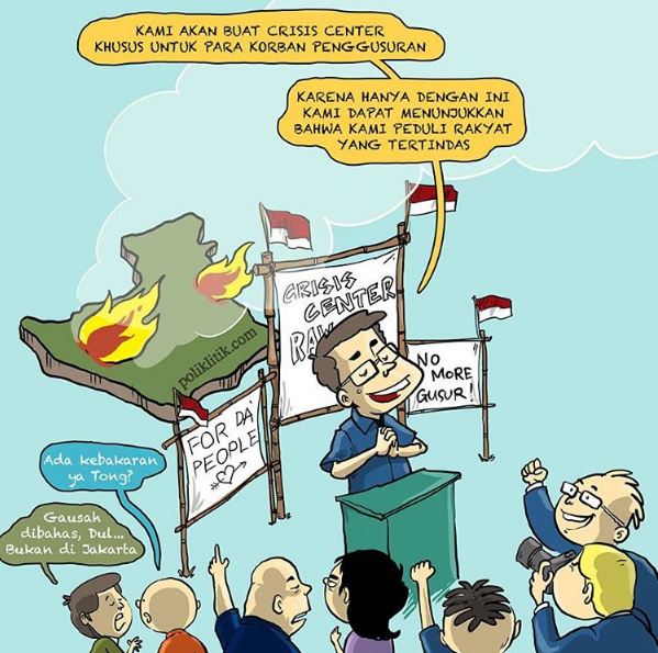 15 Komik strip ini sindir situasi politik Indonesia, bikin geram nih..