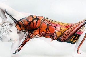 11 Karya body painting seniman Jerman ini dijamin bikin kamu takjub