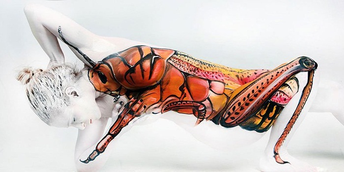 11 Karya body painting seniman Jerman ini dijamin bikin kamu takjub
