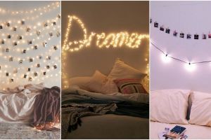 10 Ide menghias kamar tidur dengan lampu LED, bak di negeri dongeng