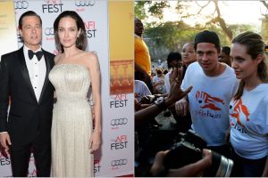 5 Kebersamaan Angelina Jolie & Brad Pitt saat lakukan aksi kemanusiaan