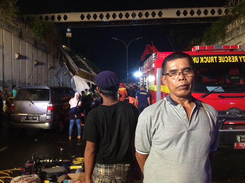 Ini kesaksian korban selamat tragedi JPO ambruk di Pasar Minggu
