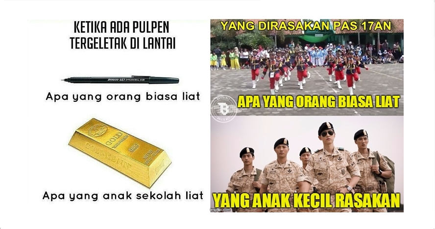 10 Meme 'apa yang anak sekolah liat' ini bikin senyum-senyum sendiri